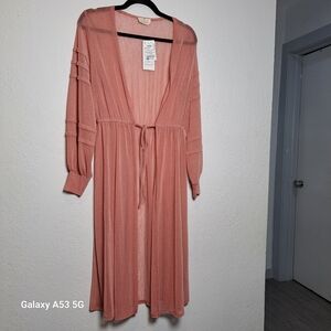 Ember Pink Knit Cardigan